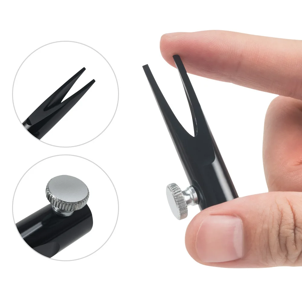 1-4pcs Eyebrow Pen Sharpening Tool Aluminum Alloy Fixing Adjust Screw Duckbill Brow Pen Sharper Makeup Tool for Beginner