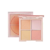 4 Colors Blush Brightens Contours Vitality Girlish Daily Whitening Peach Matte Blush Rouge Expansion Contraction All-In Makeups 2