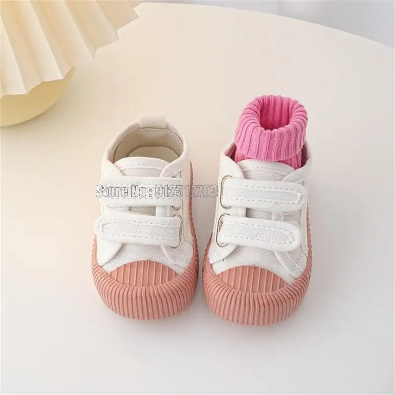 Children Canvas Toddler Infant Boy Sneaker Girl Candy Color Casual Baby Kid Breathable Leisure Soft Shoes 5