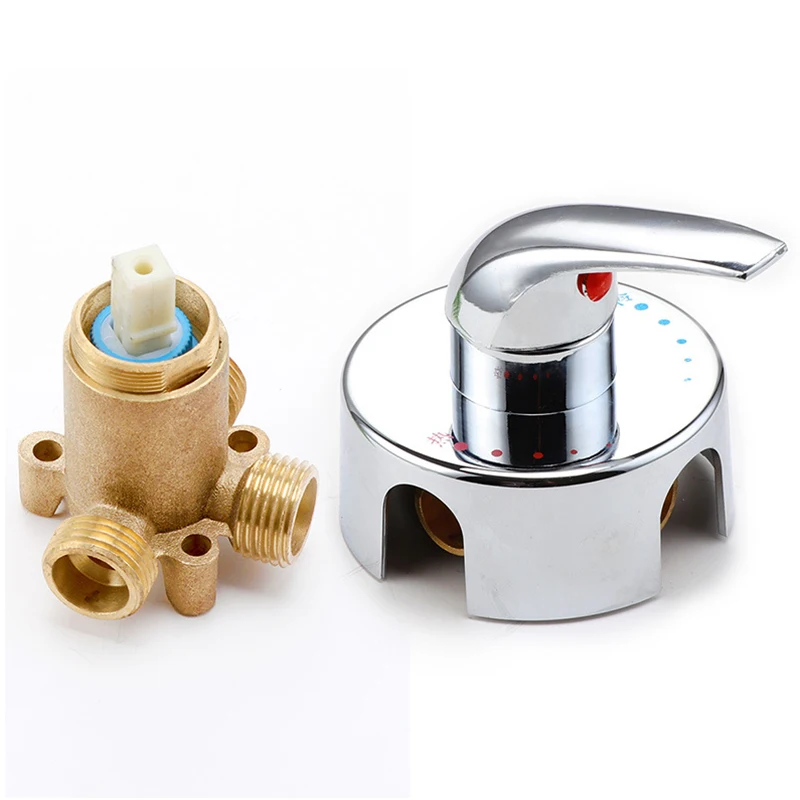 Wall-mounted mixing valve shower valve hot and cold switch faucet valve,thermostatic mixing valve,mixer tap replacement