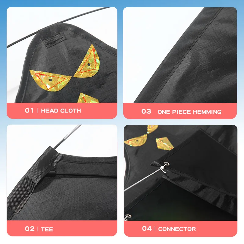 47inch Bird repelling Eagle Kite Laser splicing bird removal kite Garden Yard Farm Protect Plants Eagle Paddy Field Kites eagle kite