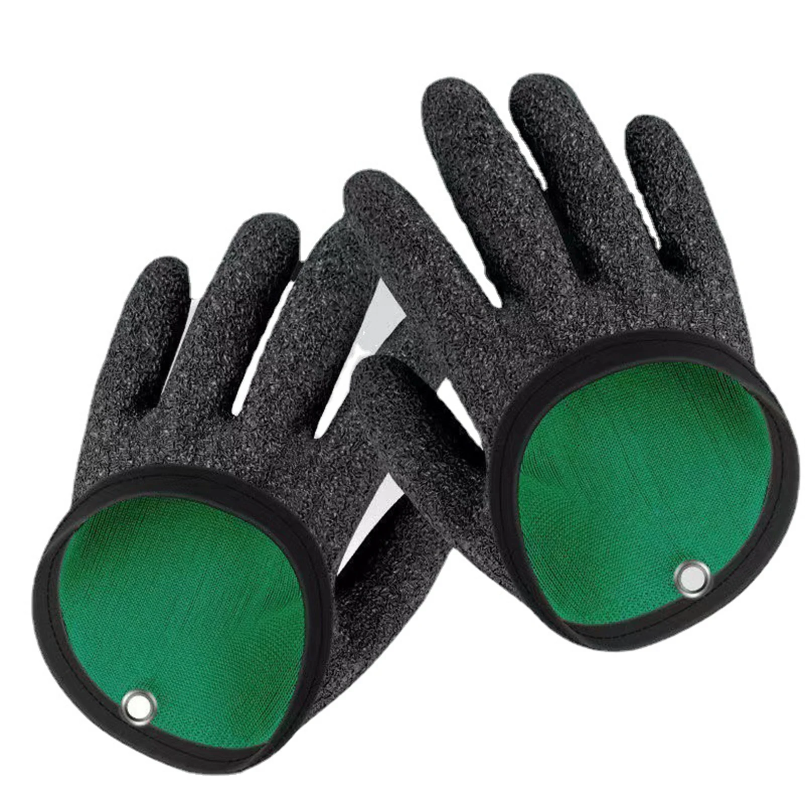 Fish Handling Gloves Non-Slip Fisherman Protect Hand Fishing Gloves for Fishing Kayak Paddling Hiking Driving
