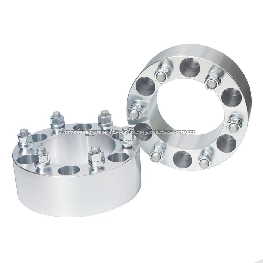 

2pcs 50/60MM PCD 6x139.7 6x5.5 | CB 108MM 6061-T6 Forged Alloy Car Wheel Spacer For Mitsubishi Pajero ,Challenger
