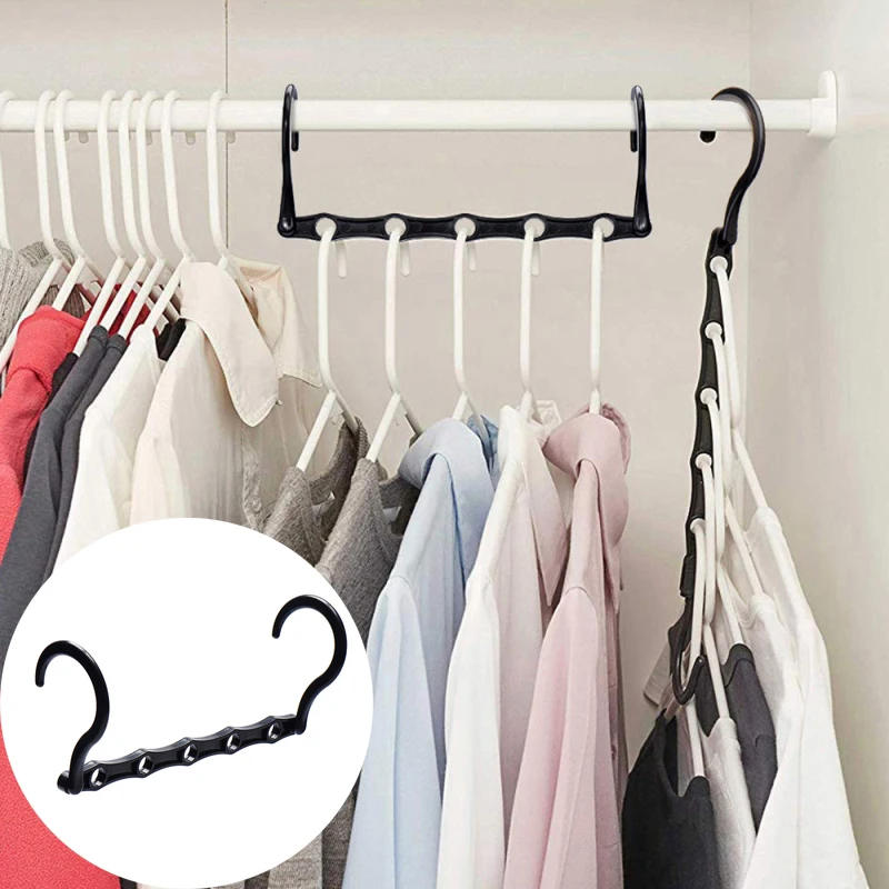 5-Hole-Magic-Clothes-Hanger-Multi-function-Durable-Folding-Rack ...