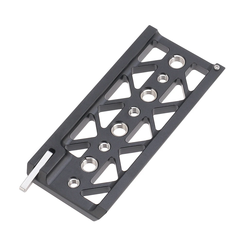 5/8/10 Inch Dovetail Plate With 3/8 1/4 Screw Hole For Tilta Standard Lightweight Bottom Plate Camera Tripod Mounting Plat FOTGA camera tripod plate,camera mount plate,camera base plate
