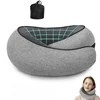 Travel Neck Support Portable Adjustable Soft Noon Break Sleep Pillows Memory Foam U-shaped Pillow Snail Style 6