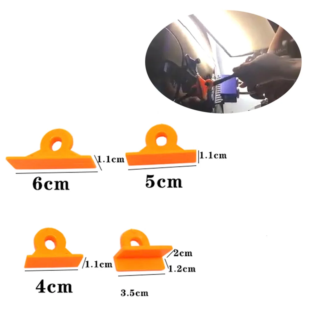 

4PCS New Film Edge Dent Tool For Car Dent Repair Hail Dent Removal Tool Yellow Paint-free Repair Reusable Not Scratch