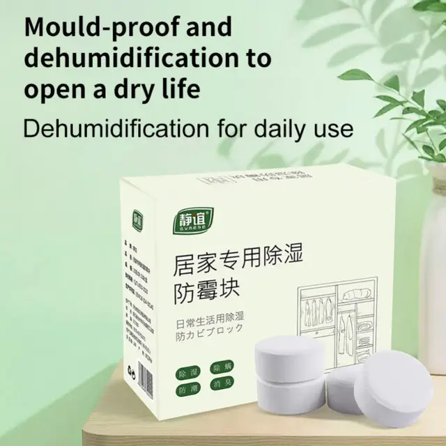 Penészblokk Kis Penészálló Dezodor Kényelmes, Páratlan Dekumidációs Lap Szárító Szekrény Háztartási Párhuzamos - Image 5