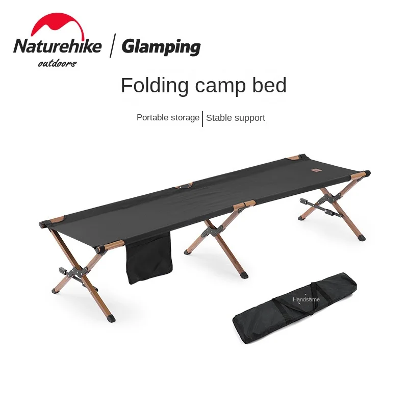 

Naturehike Outdoor Folding Bed Camp Bed Portable Camping Aluminum Alloy Single Bed Camping Cot Bearing 150KG XJC03
