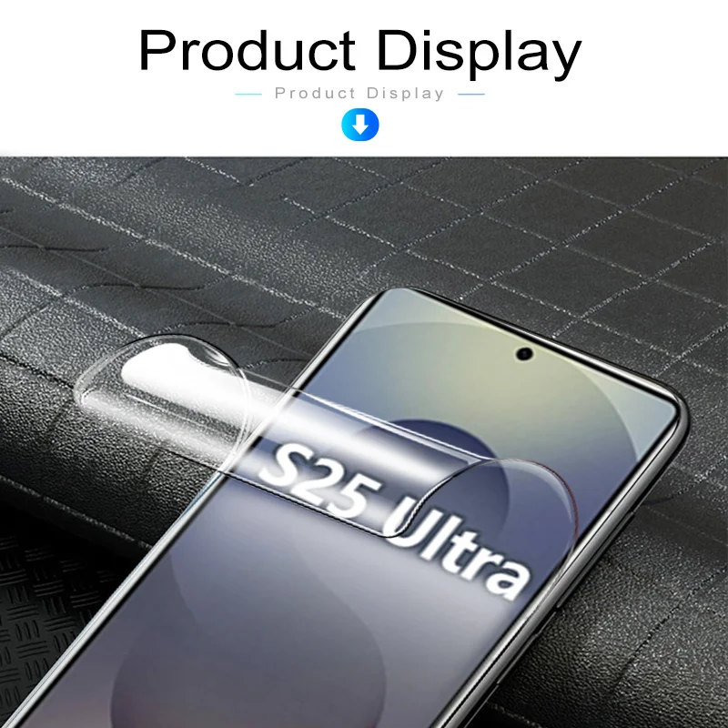 3-Pack Hydrogel Soft Protective Screen Film Set for Samsung Galaxy S25 Ultra