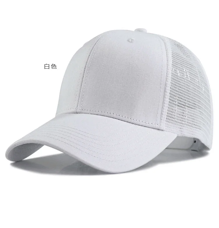 Big Head Man Large Size Mesh Baseball Hats Outdoors Plus Size Sport Caps Dad Oversize Trucker Cap 56-61cm 62-66cm