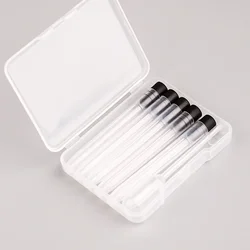 Silver Moonman Fountain Pen - Elegant Metal Ink Pen with Striped Pattern and Extra - Fine Nib - EF (Ink Sac A Set)