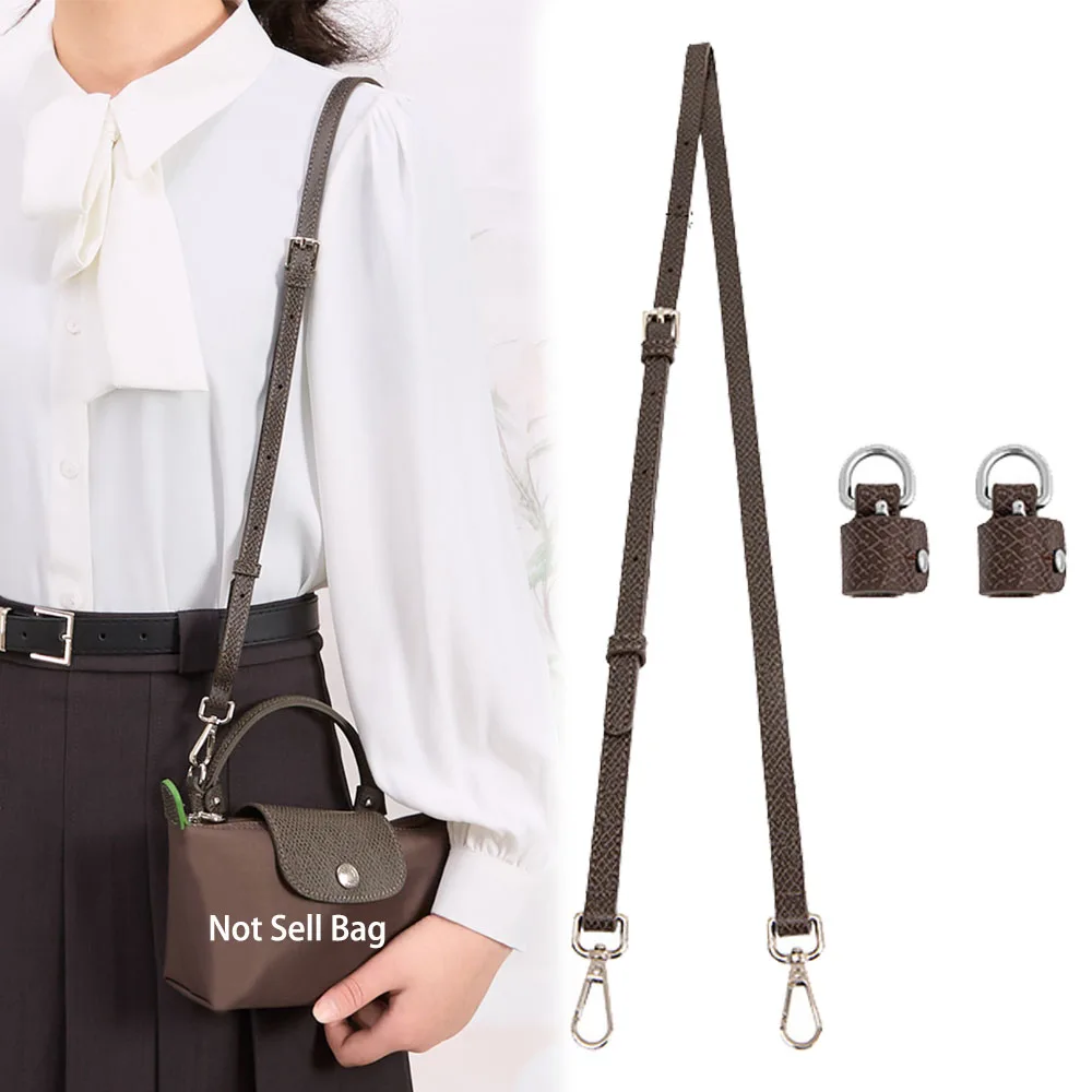 1 Set Bag Strap for LONGCHAMP Mini Punch-free Leather Shoulder Strap Set Transformation Crossbody Bag Accessories