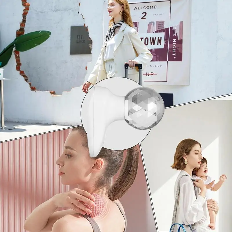 휴대용 휴대용 포켓 마사지기, 그녀의 가정용 타악기 근육 마사지기, 6 단 근육 마사지기