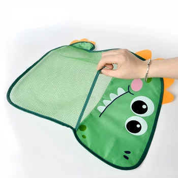 Baby Bath Toys Cute Duck Dinosaur Mesh Net Storage Bag Strong Suction Cups Bath Game Bag Bathroom Organizer Water Toys for Kids 5