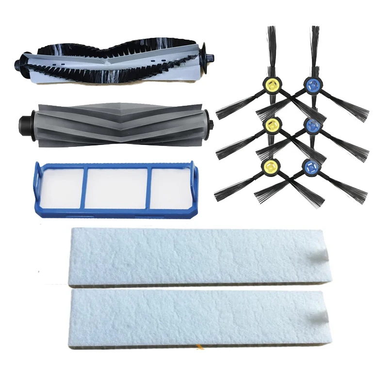 Robô Aspirador de Peças Substituição Tampa da Escova Principal Escova Lateral Filtro Hepa Mop Pano Trapos para Ilife L100 A10 A10s