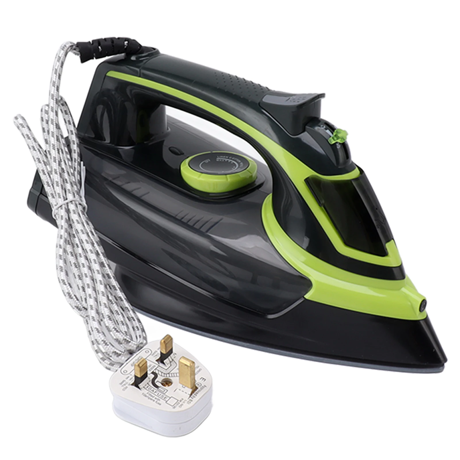 Electric Iron UK Plug 220V 2400W Wet and Dry Dual Use Home Steam Iron For Coat Shirt Pants Short Sleeve 3
