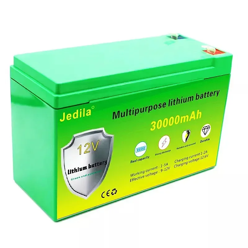 Rechargeable Battery New High-Capacity Lithium-Ion Rechargeable Battery Pack 12V 12800mah. Lt Can Be Used For Children's Car Toys Emergency Lamp