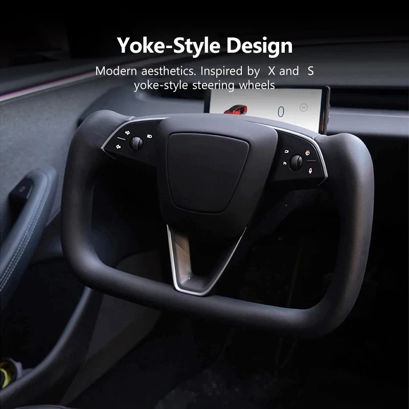 NovaAcc 新しいヨークステアリングホイールテスラモデル 3 ハイランド