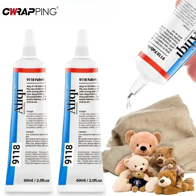 Fabric Glue DIY Cloth Fibre Adhesive Multipurpose Industrial Repair Adhesive for Jewellery Crafts Leather Bag