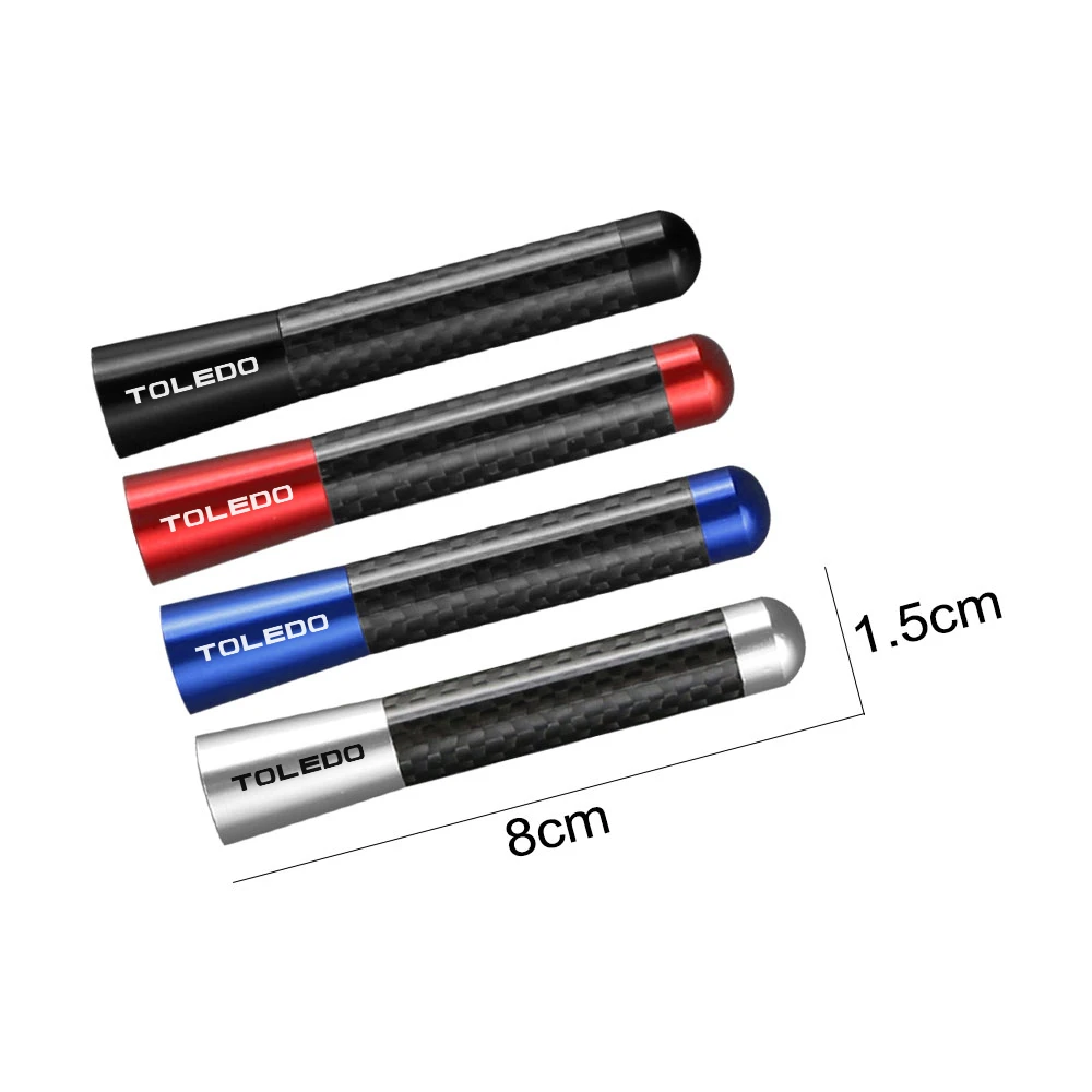 8cm Car Carbon Fiber Radio Antenna - Sleek Auto Accessory