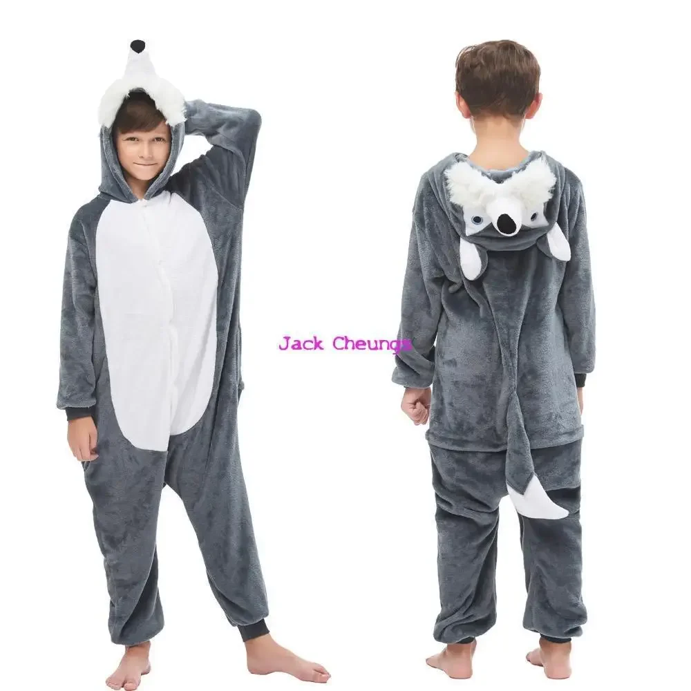 Cosplay Costumes Children Pajamas Kigurumi Pajamas Children Pyjamas Unicorn Onesies Pajamas Animal Kigurumi Wolf Costume Cartoon Anime Cosplay Clothes Kids
