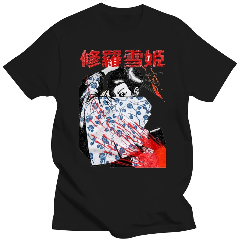 

Женская футболка с изображением снежинки и манги, японская Ретро Винтажная футболка из 2019 хлопка с изображением культового белого шоу и оригинального названия