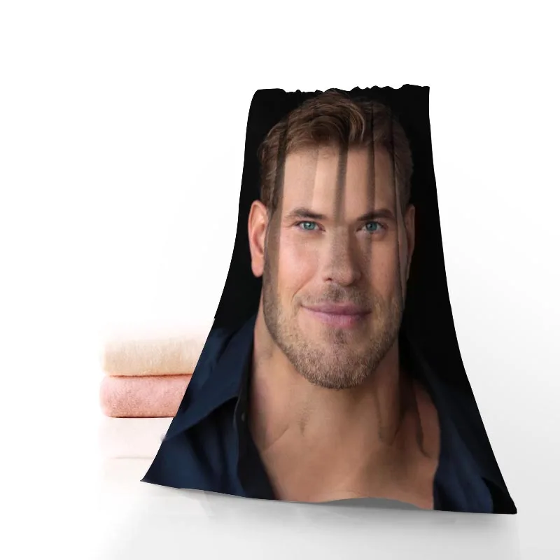

Kellan Lutz Towel Printed Cotton Face/Bath Towels Microfiber Fabric For Kids Men Women Shower Towels 70X140cm