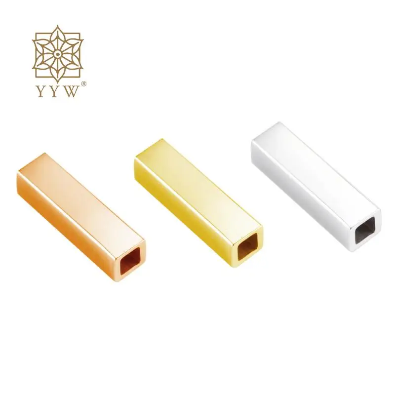 

10 шт./партия, бусины-разделители из нержавеющей стали