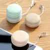 Cell Phone Screen Wipe Macaron Shape Cleaning Cloth Pendant Multifunction Cleaning Tools Glasses Lens Cleaner Key Pendant Gift 1