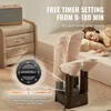 Detachable 4 Tubes Shoe Dryer, Portable Boot Dryer with Timer, Boot Warmers/Dryers with Heat Blower & ABS+PP for Snow Boots 5