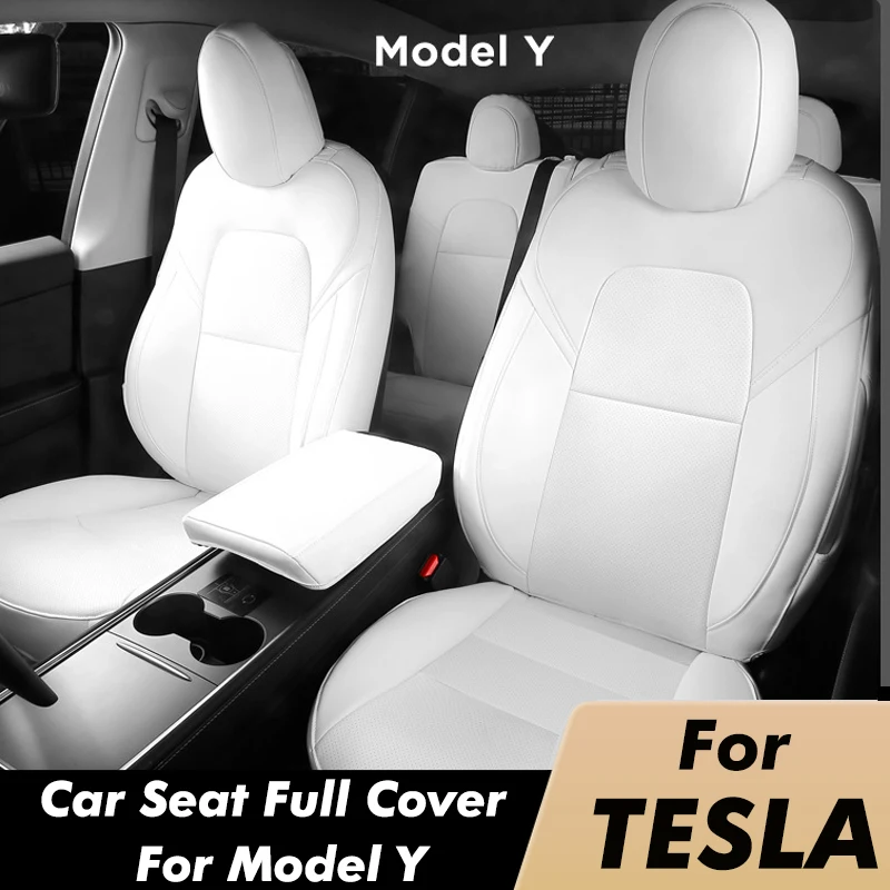 Housse De Siège De Voiture En Cuir Pu 3d, Pour Tesla Model 3 Modèle Y 2017  – 2022, Protection Toutes Saisons, Tapis De Siège Avant Et Arrière  Résistants À L'usure - AliExpress