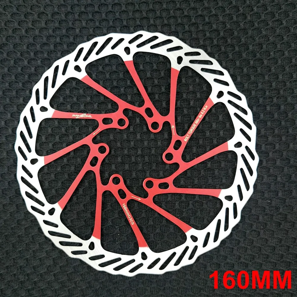 160/180/203mm Bike Brake Rotor Disc Brake For Shiman-o Alivio/Deore Road Bike Rotor Adapter Threaded Hub Disk Durable New
