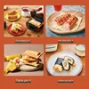 Japanese Retro Small Bag Style Breakfast Machine Home Antihot Handle Small Sandwich Machine Mini Allmetal Baking Tray Toaster 2