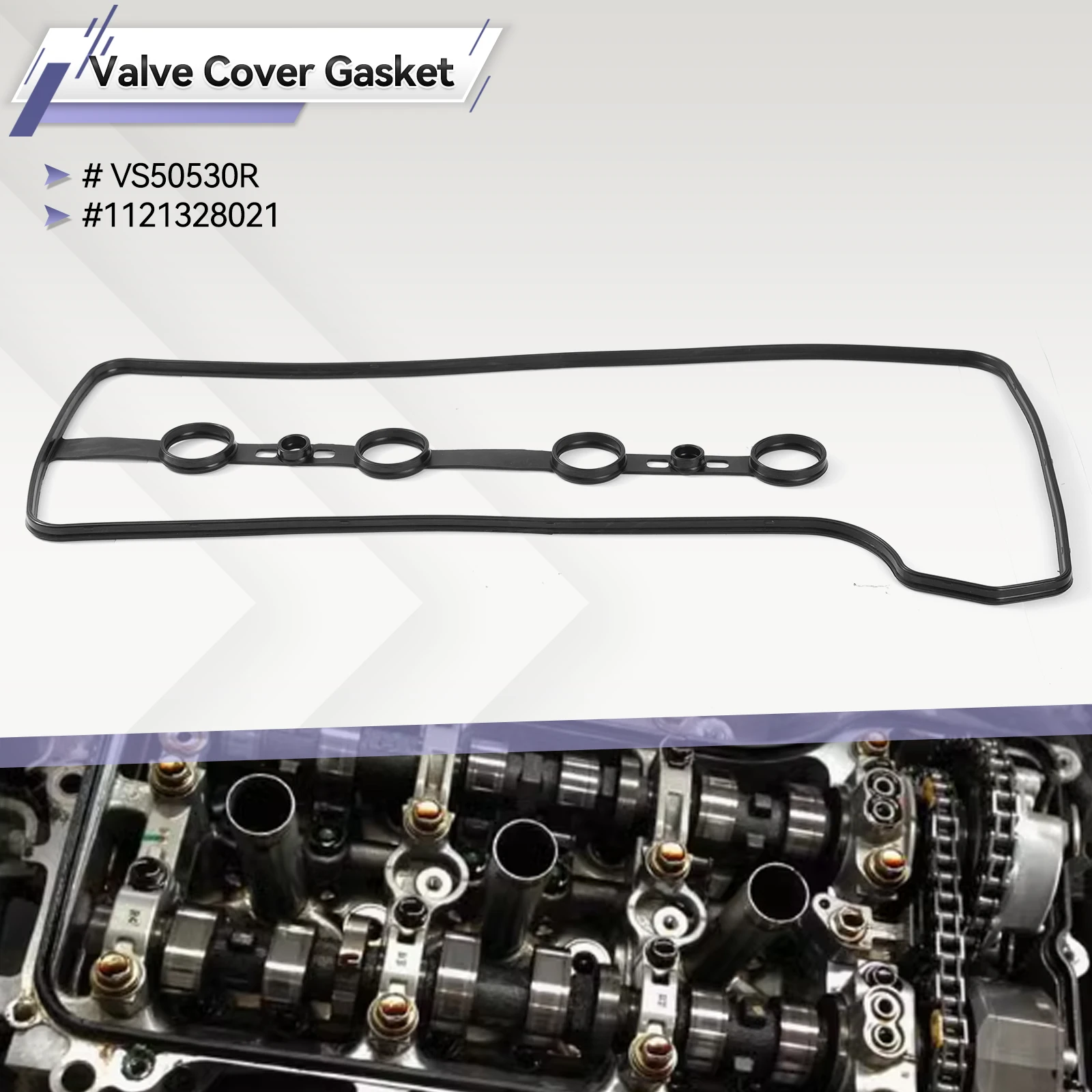 Car Engine Valve Cover Seal Gasket Kit For Toyota Camry 2002-2011 Highlander Solara Pontiac Scion Lexus Set Auto OE# VS50530R