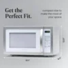 NEW Countertop Microwave 1000 Watts, 1.1 cu ft - Microwave Oven With LED Lighting and Child Lock - Perfect for Apartments 4