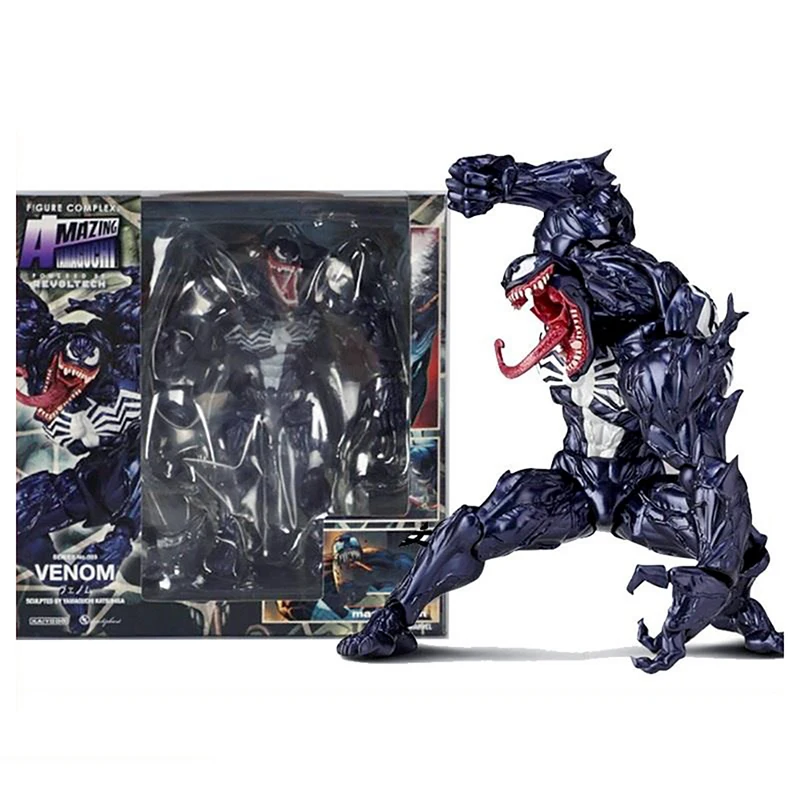 Marvel Movie Superhero Series The Amazing Spider-Man Venom Brock Eddie Yamaguchi Version Action Figure Model Giocattoli Per Bambini Regalo