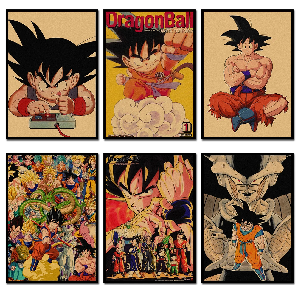 

Canvas Painting Hot-blooded Anime Dragon Ball Z Super Saiya 3 Vegeta IV Son Goku Wall Art Prints Picture for Home Decor Art New