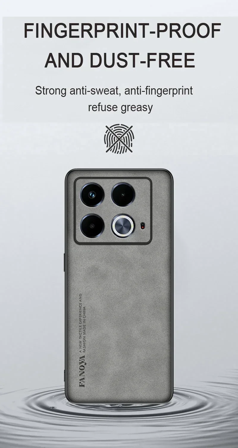Luxury Leather Anti-Drop & Anti-Slip Protective Case Cover