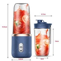 WXCOO – ensemble de tasses de presse-agrumes, mélangeur de Smoothie automatique avec 6 lames, presse-fruits Orange Portable, mélangeur de voyage au citron 6