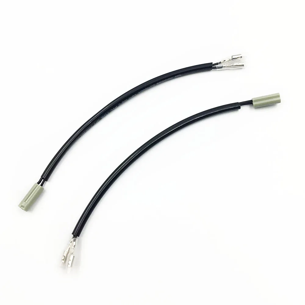 Motorcycle turn signal 2 wire adapters indicator leads plug connector harness for Yamaha Mt09 Mt07 Tracer 700 900 Xsr Yzf R1 R6 R3