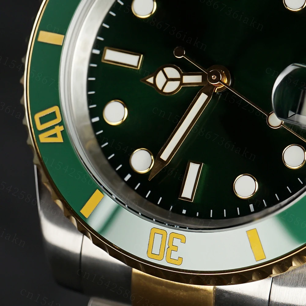 2022 Fashion New 40mm Men's Leisure Sports Sapphire Mirror Stainless Steel Material Waterproof Automatic Mechanical Watch