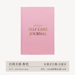 Self-Care Journal & Planner: Weekly, Monthly, and Daily Agenda Notebook (Q pink)