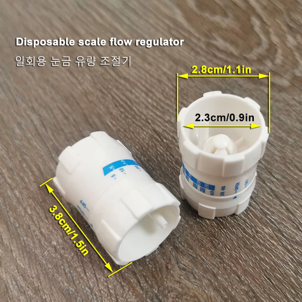 10 Pcs Disposable scale flow regulator Medical infusion set accessories Control flow rate &plusmn; 10%