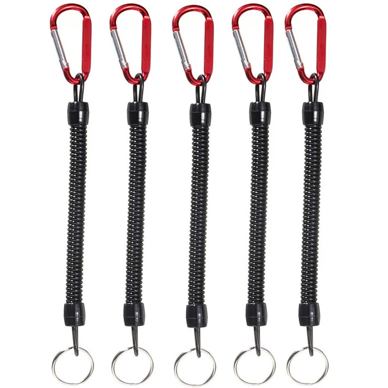 Fishing Accessories Fishing Tools 5Pcs Fishing Lanyards Elastic Rope Retention Holder Pliers Lip Pike for Fish Rod