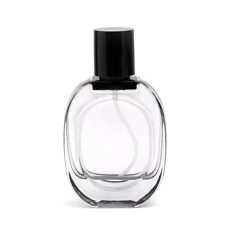 

Wholesale Custom Unique 30ml Refillable Transparent Fine Mist Glass Spray Perfume Bottles For Packaging