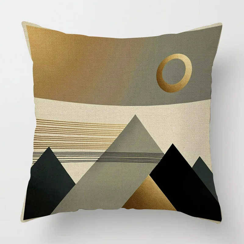 Nordic-style abstract geometric pillow case 50x 50cm fade-proof machine washable home decorations cushion cover 4