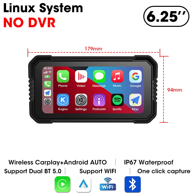 6.25 inch Carplay
