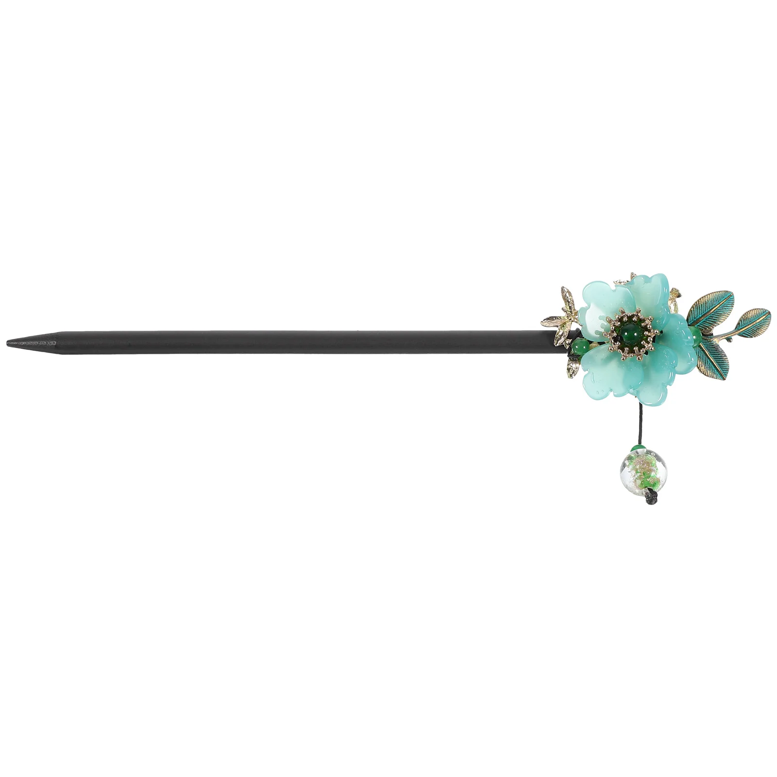 

Wooden Hairpin Japanese Chinese Hair Vintage Flower Hair Chopstick for Long Hair