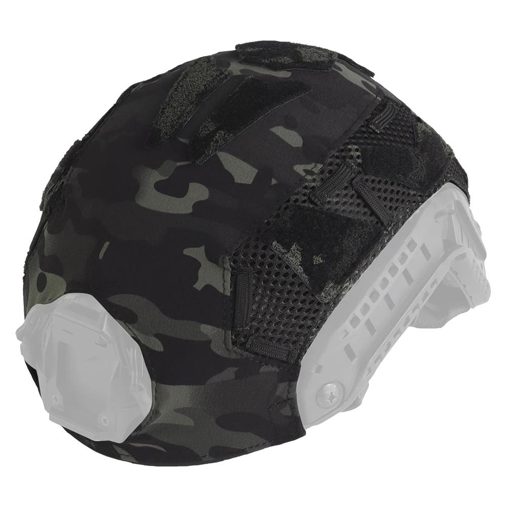 FAST SF Super High Cut Helm Abdeckung Atmungsaktive Magic Patch Mount Outdoor Jagd Schießen Airsoft Helm Abdeckung Schutz Ausrüstung – Detail 15